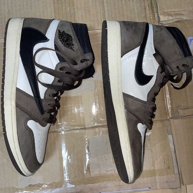 Travis Scott × Nike Air Jordan 1 Retro High OG TS SP "Sail/Dark Mocha"