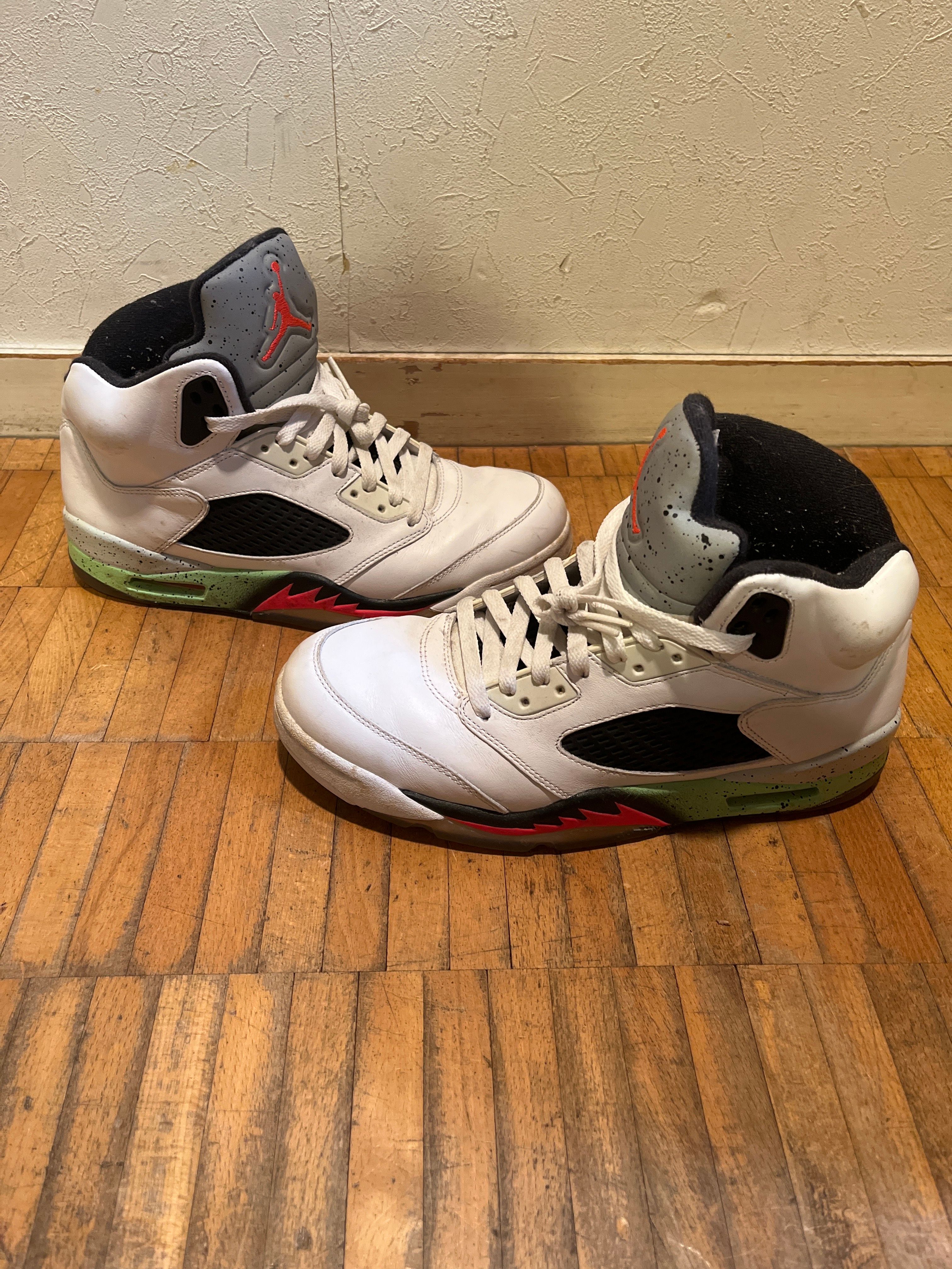 NIKE AIR JORDAN 5 RETRO POISON GREEN