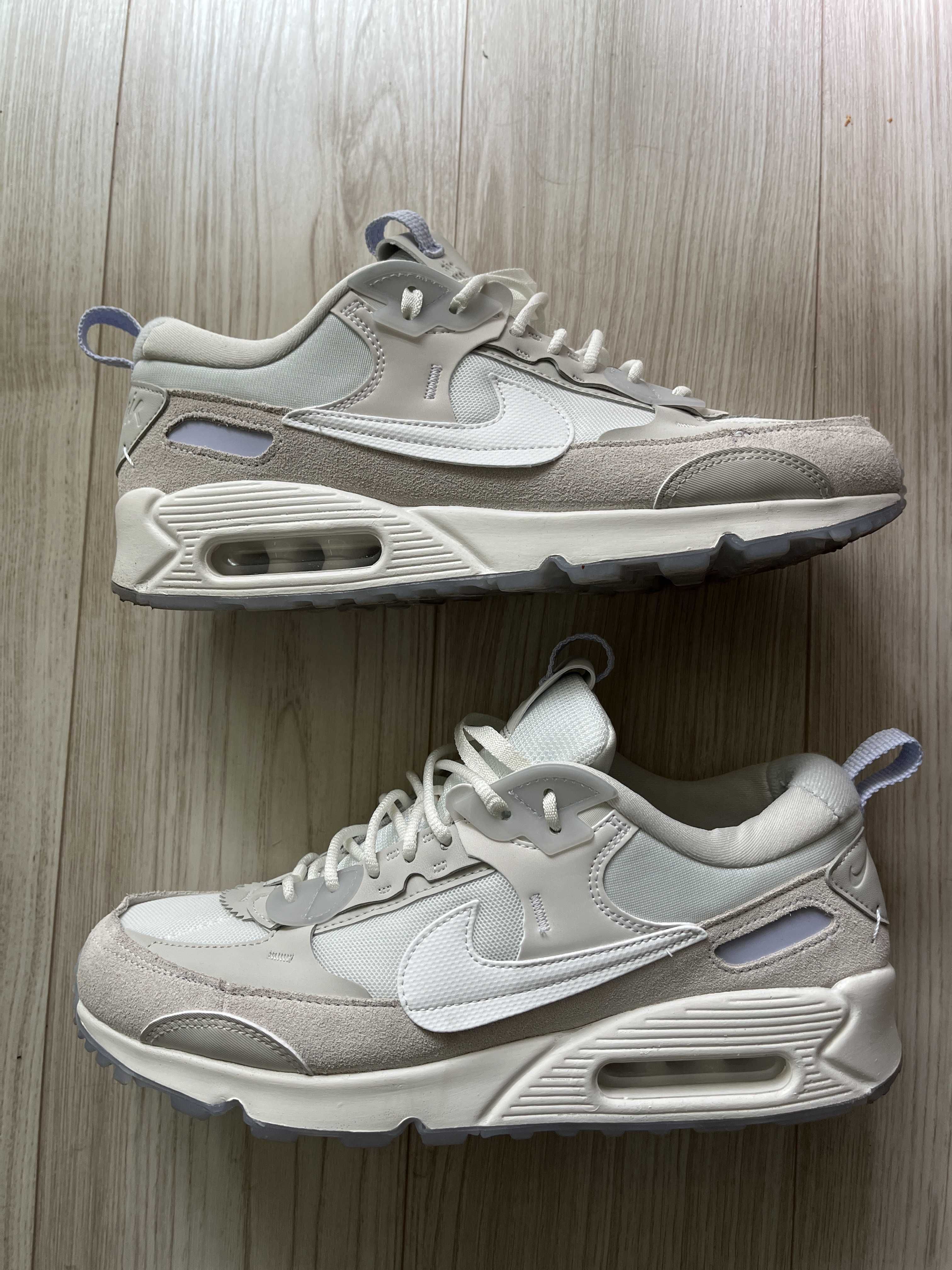 Nike Women's Air Max 90 Futura "Triple White"