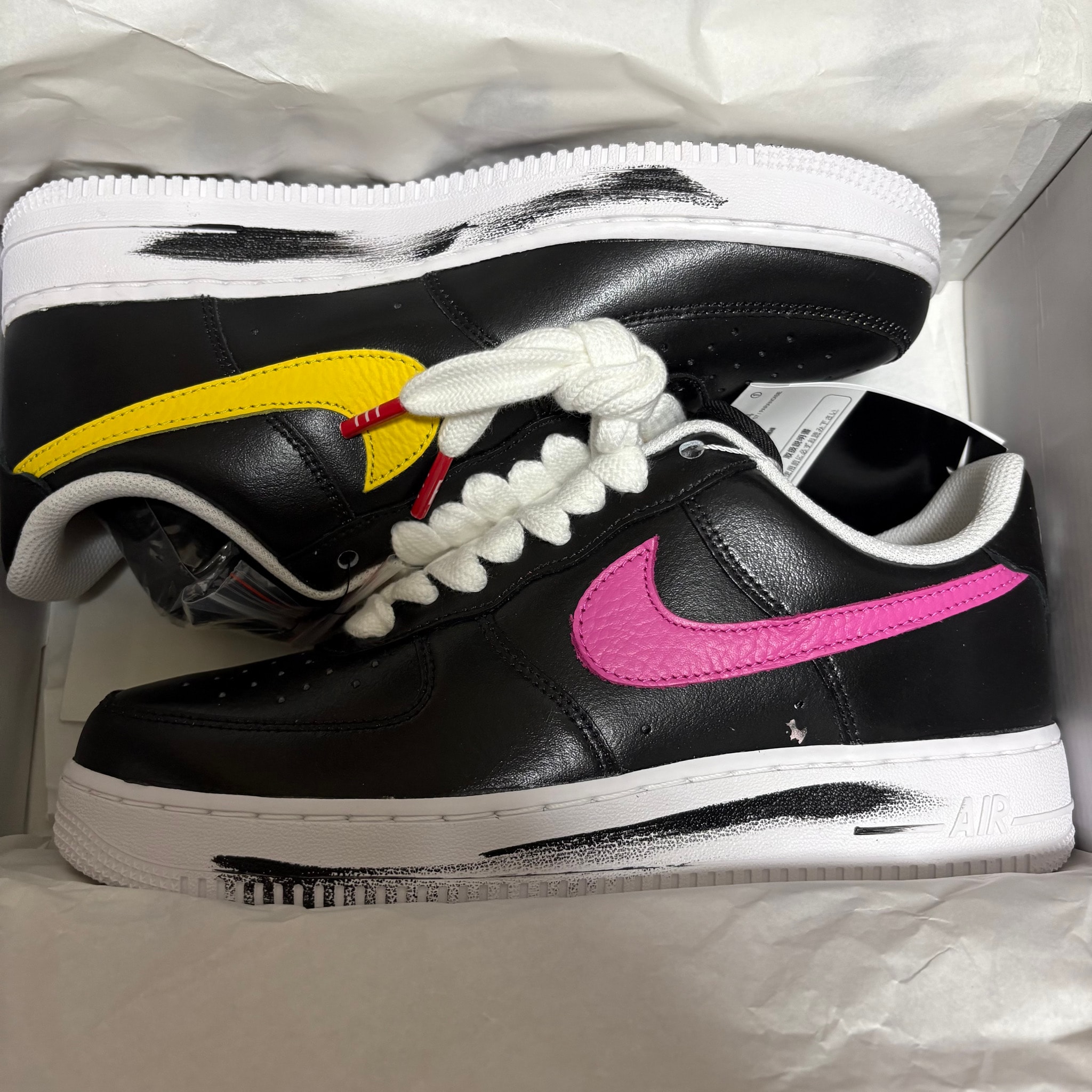 PEACEMINUSONE × Nike Air Force 1 Low '07 Para-Noise 3.0 "Black and Multi-Color" / G-DRAGON