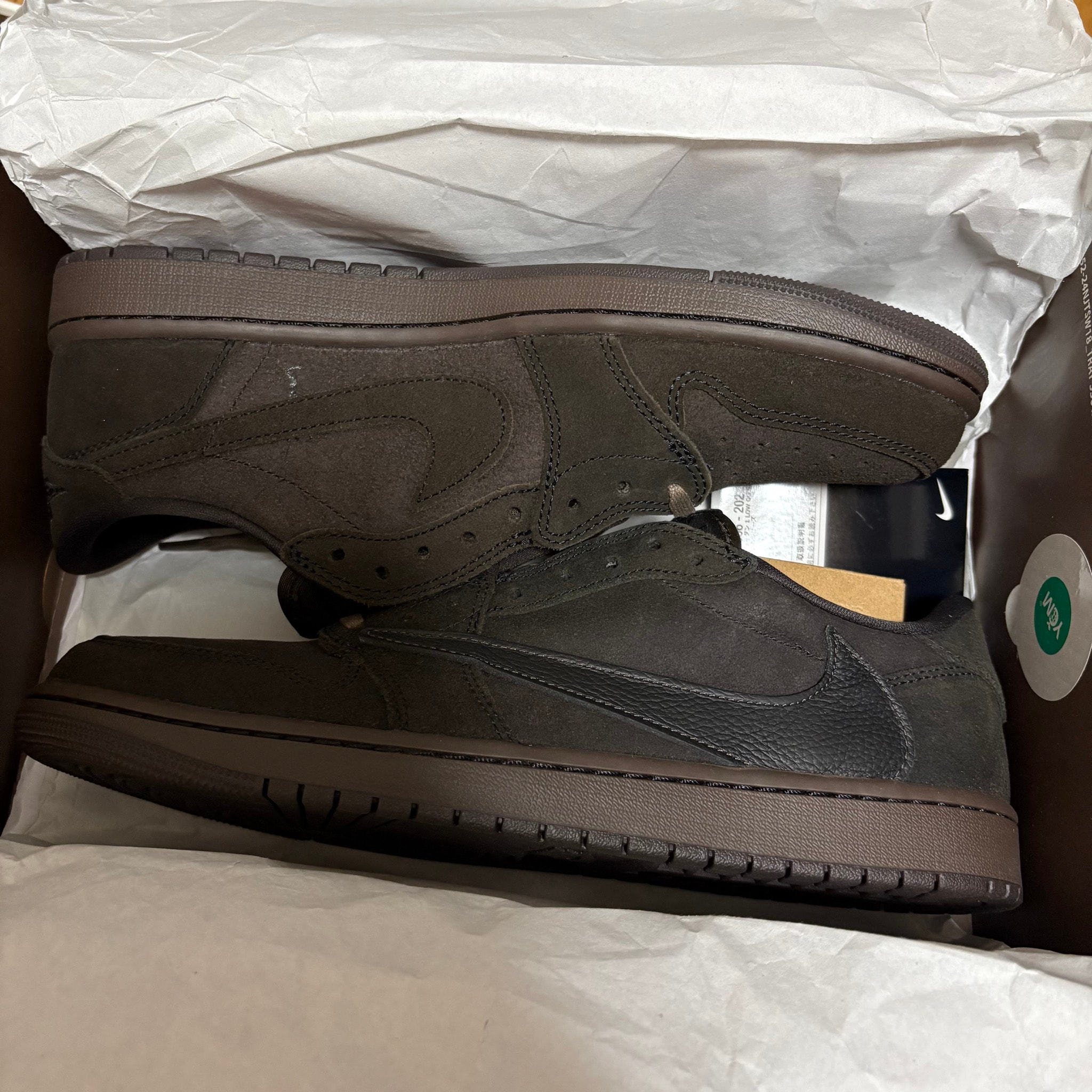 Travis Scott × Nike Air Jordan 1 Low OG SP "Velvet Brown and Dark Mocha"