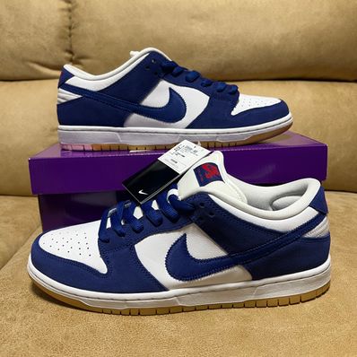Nike SB Dunk Low "Los Angeles Dodgers/Deep Royal Blue"