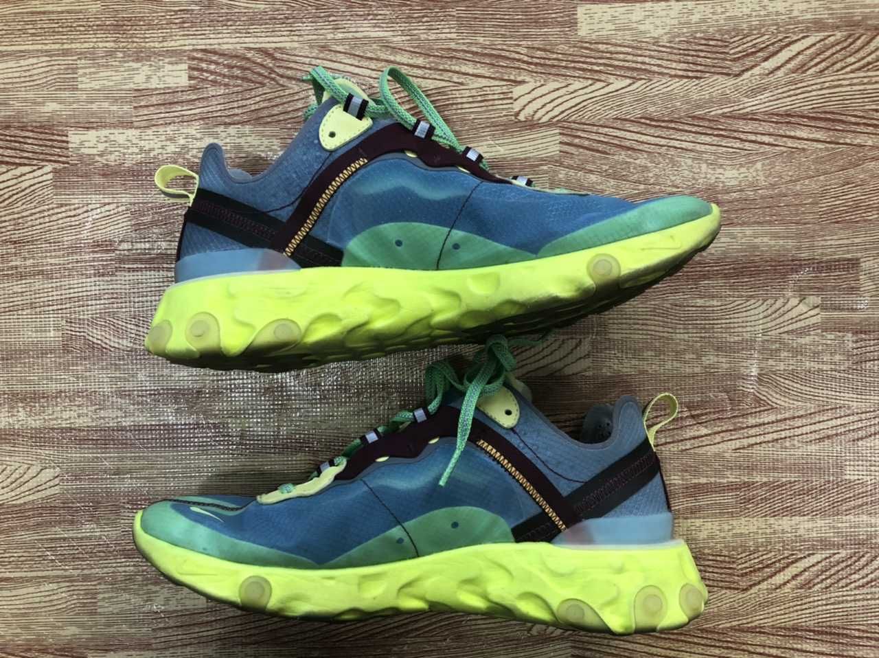 UNDERCOVER × Nike React Element 87 "Blue/Yellow"