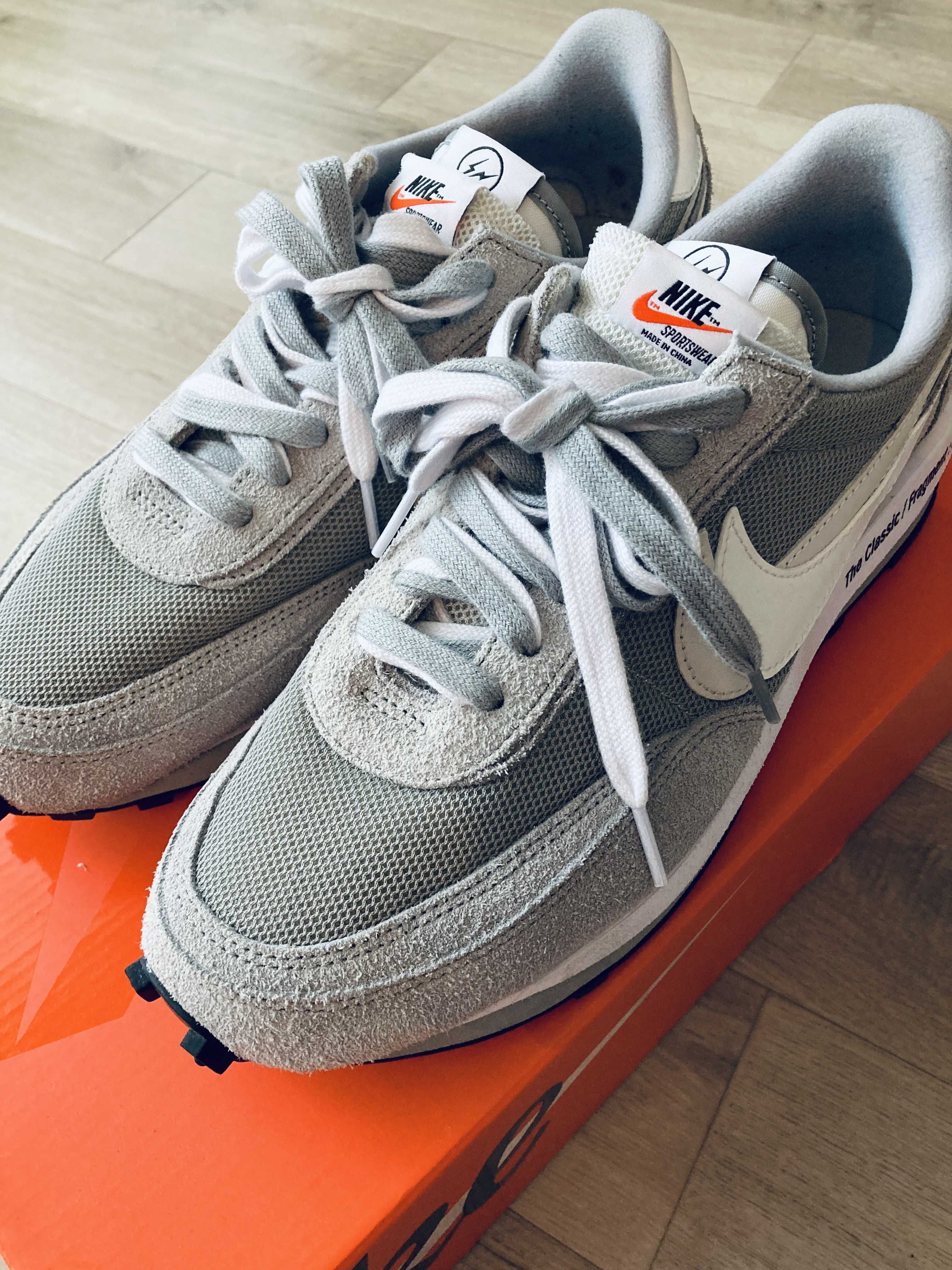 Fragment × sacai × Nike LD Waffle "Light Smoke Grey"