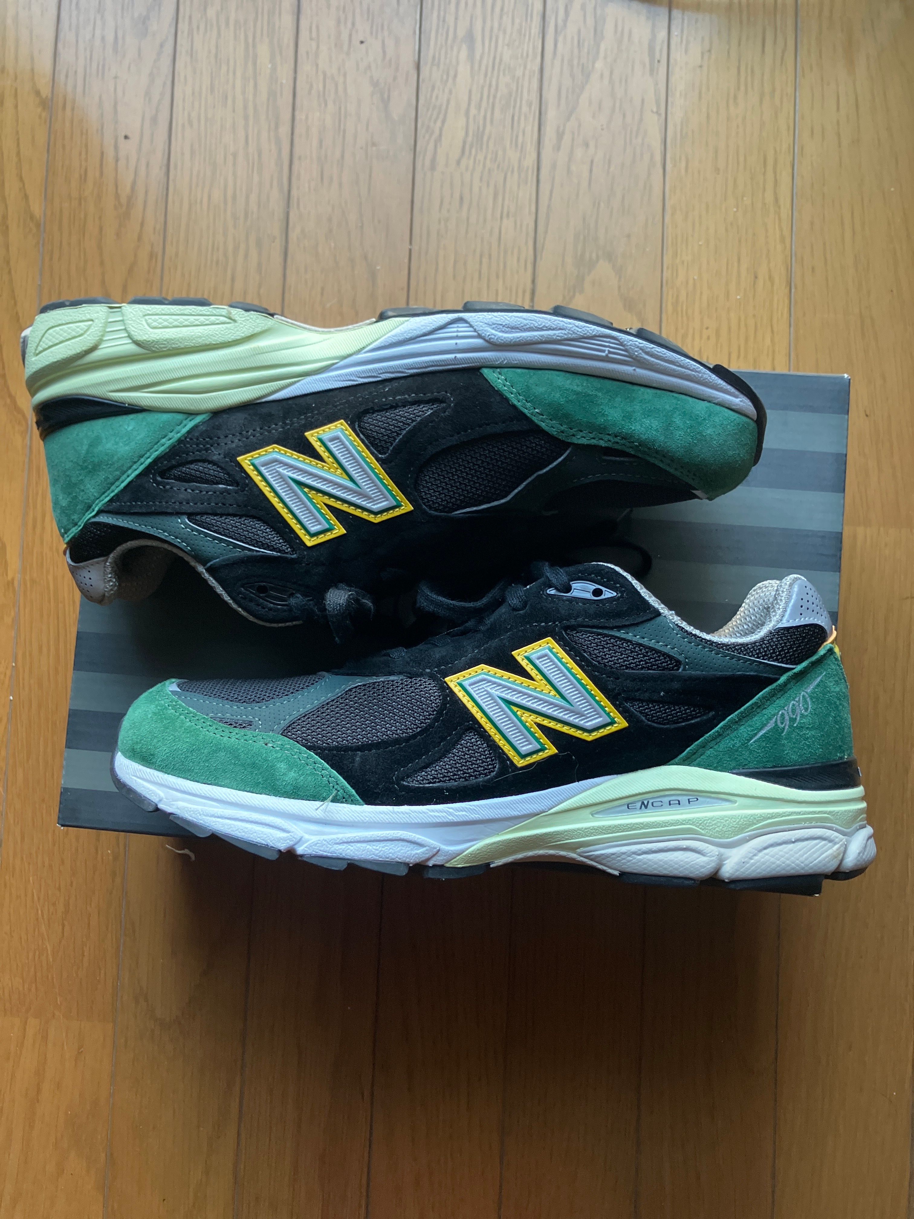 New Balance 990V3 "Black/Green/Yellow"