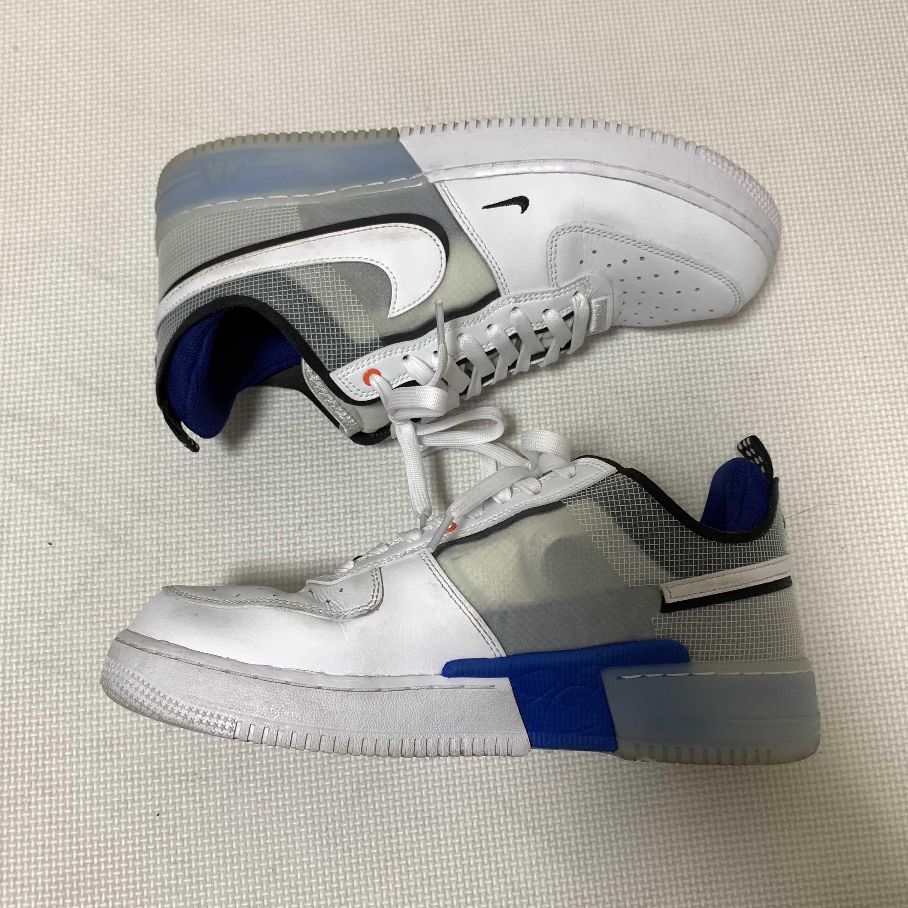 Nike Air Force 1 Low React "White/White Light Photo Blue"