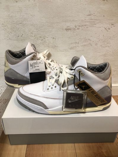 A Ma Maniere × Nike Women's Air Jordan 3 Retro SP "White/Medium Grey Violet Ore"