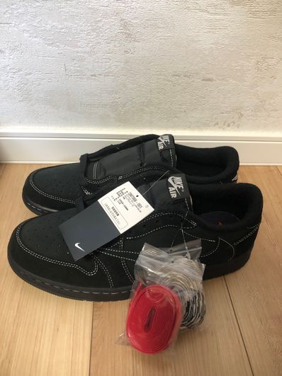 Travis Scott × Nike Air Jordan 1 Low OG SP "Black Phantom"