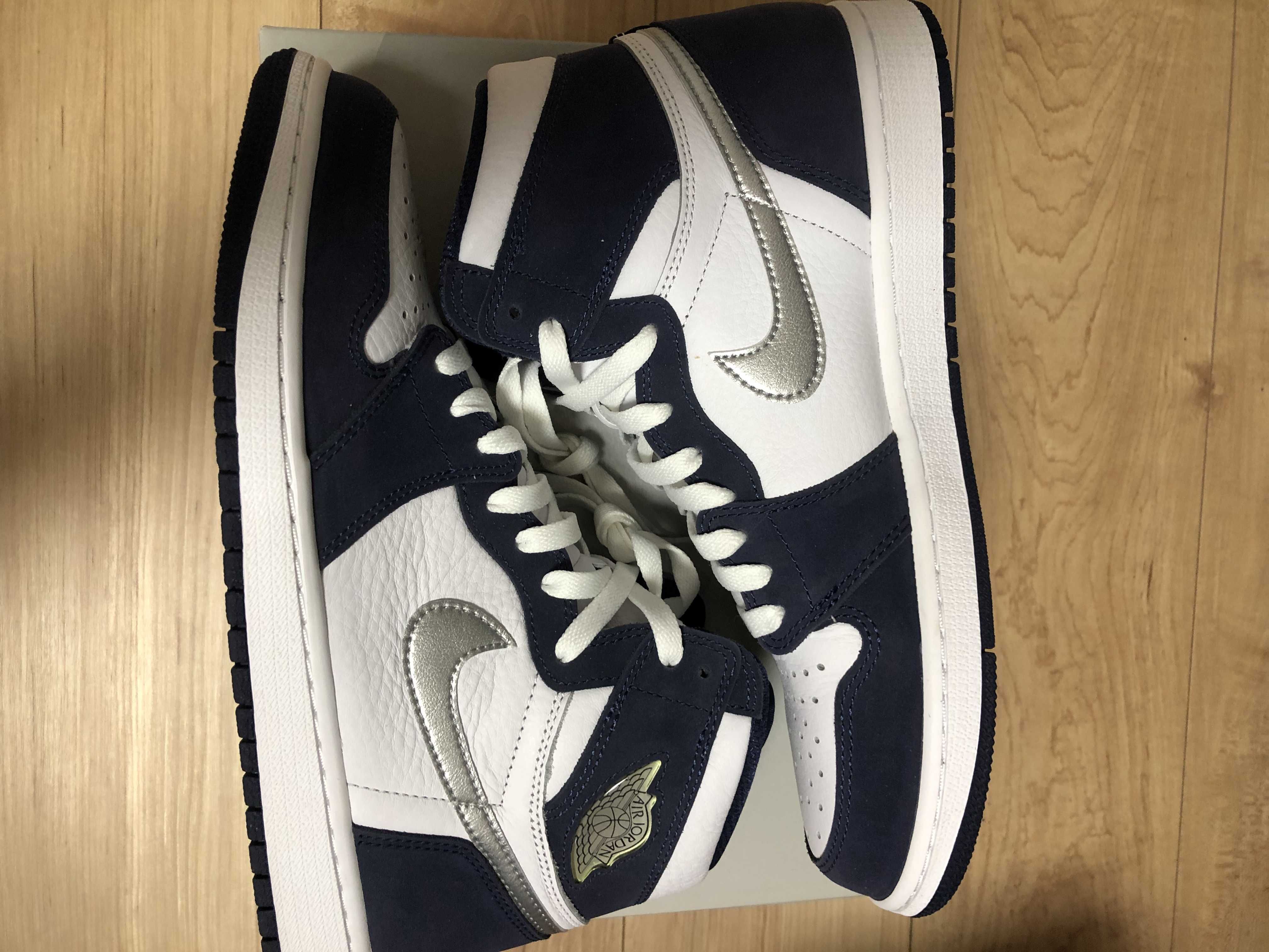 Nike Air Jordan 1 High OG CO.JP "White/Midnight Navy" (2020)(ブリーフケースなし)