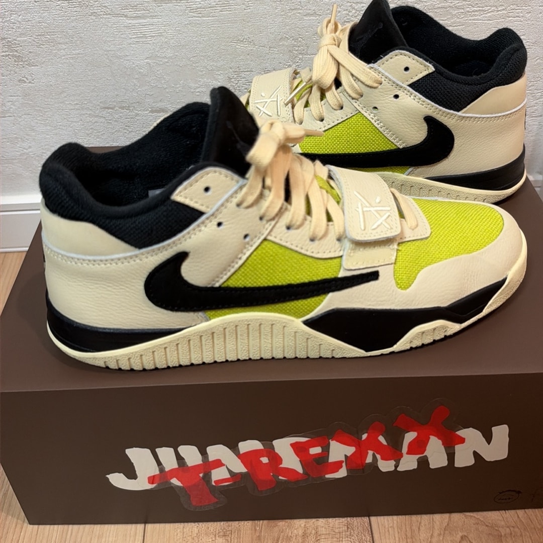 Travis Scott × Nike Jordan Jumpman Jack TR CJ1 T-Rexx "Bright Cactus"