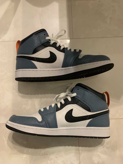 FACETASM × Nike Air Jordan 1 Mid "White/Navy"