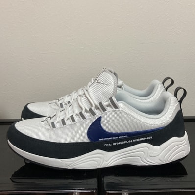 fragment design × Nike Air Zoom Spiridon SP "Blue Void"