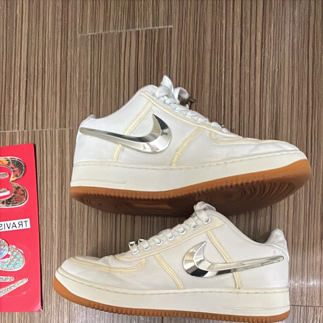 Travis Scott × Nike Air Force 1 Low  AF100 "White"