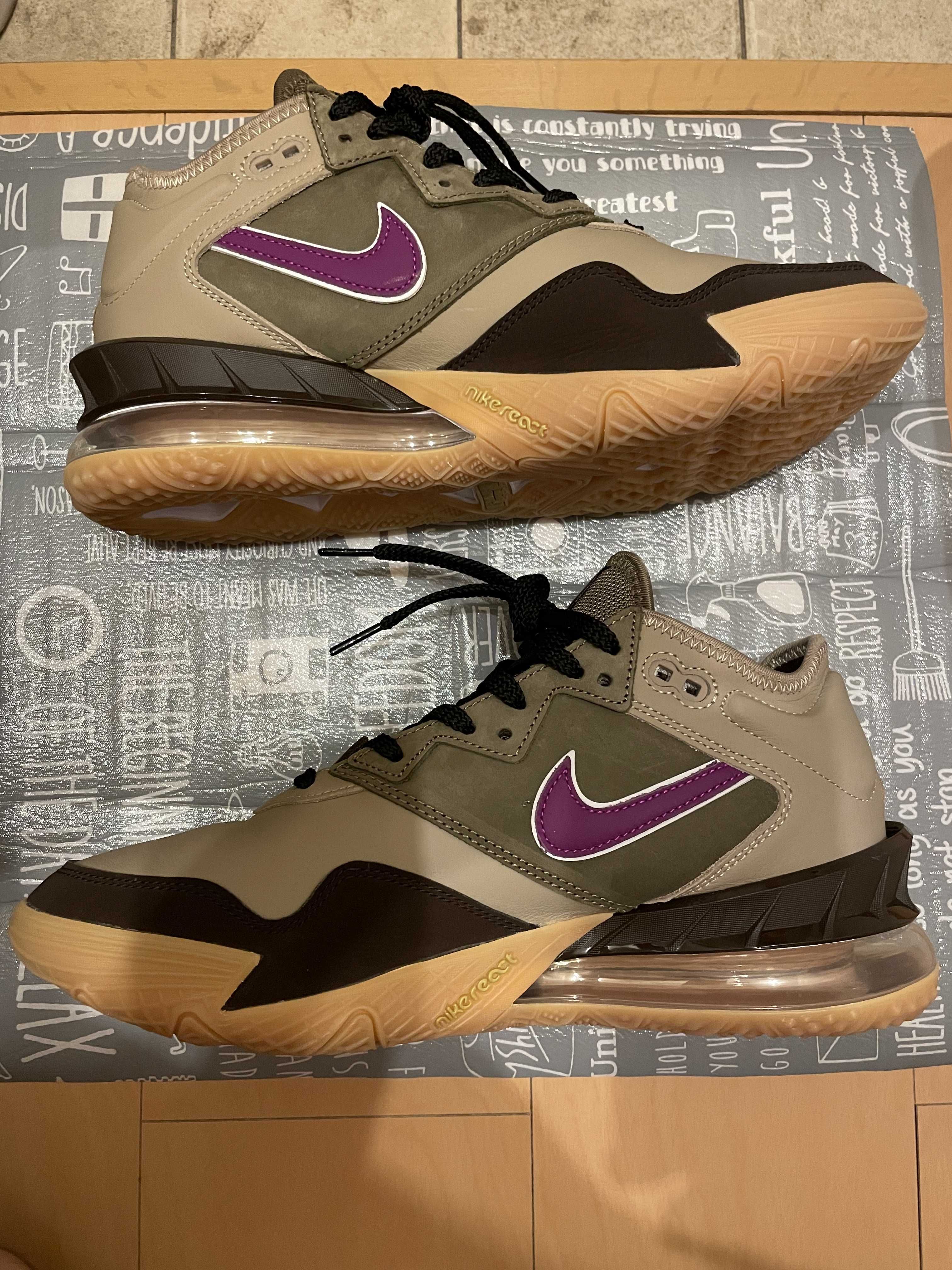 atmos × Nike LeBron 18 Low "Viotech"