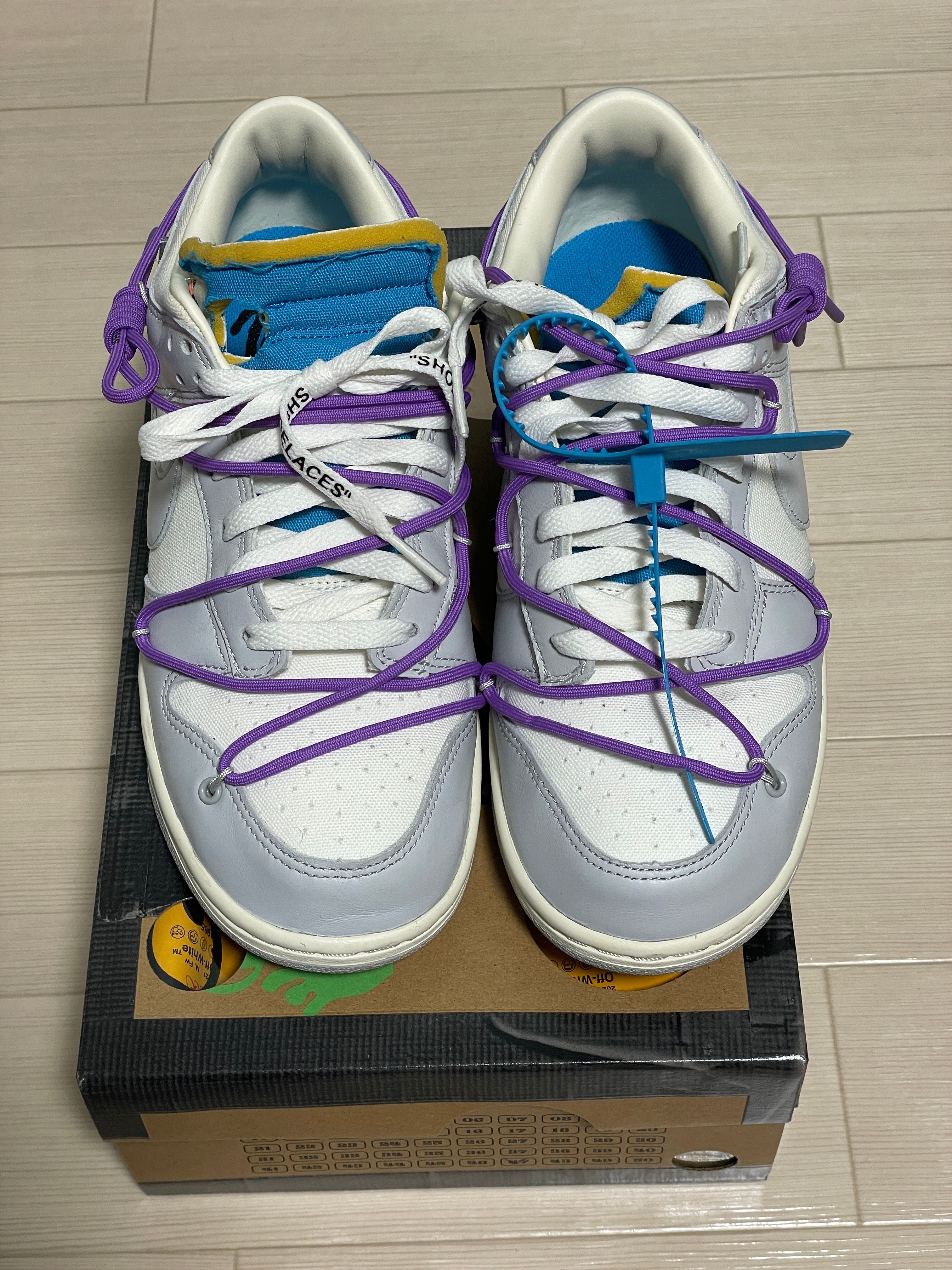 Off-White × Nike Dunk Low "Sail/Neutral Gray"