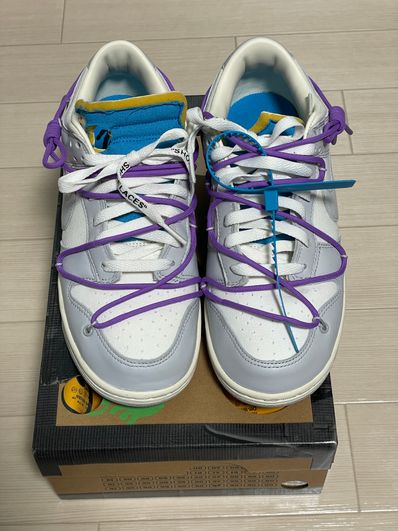 Off-White × Nike Dunk Low "Sail/Neutral Gray"