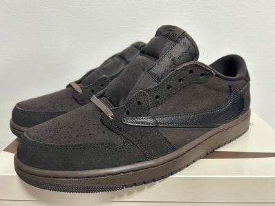 Travis Scott × Nike Air Jordan 1 Low OG SP "Velvet Brown and Dark Mocha"