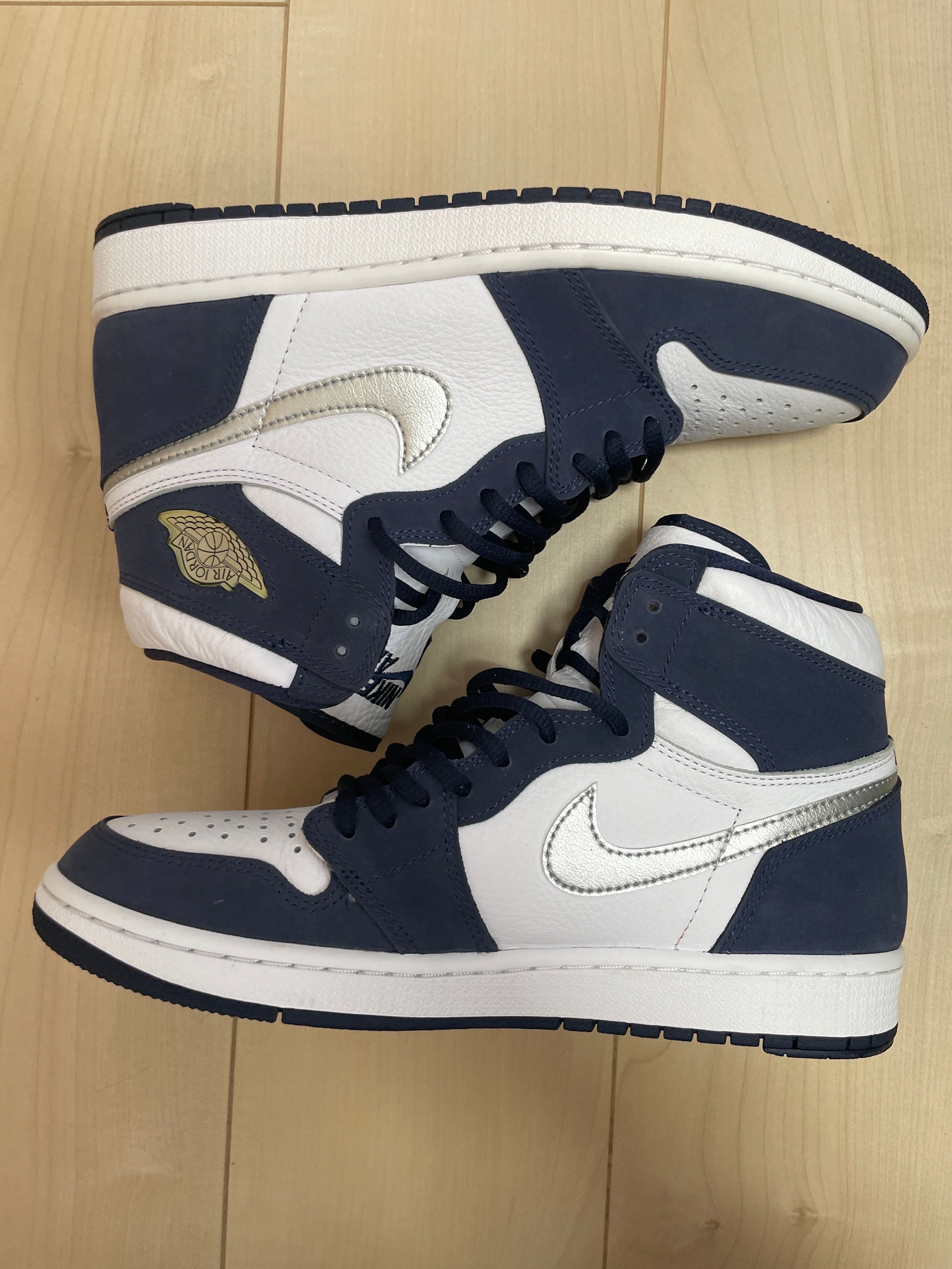Nike Air Jordan 1 High OG CO.JP "White/Midnight Navy" (2020)(ブリーフケースなし)