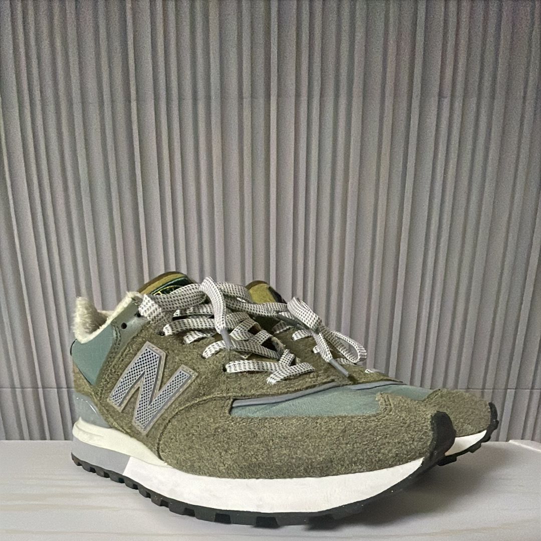 Stone Island × New Balance 574 Legacy "Green"