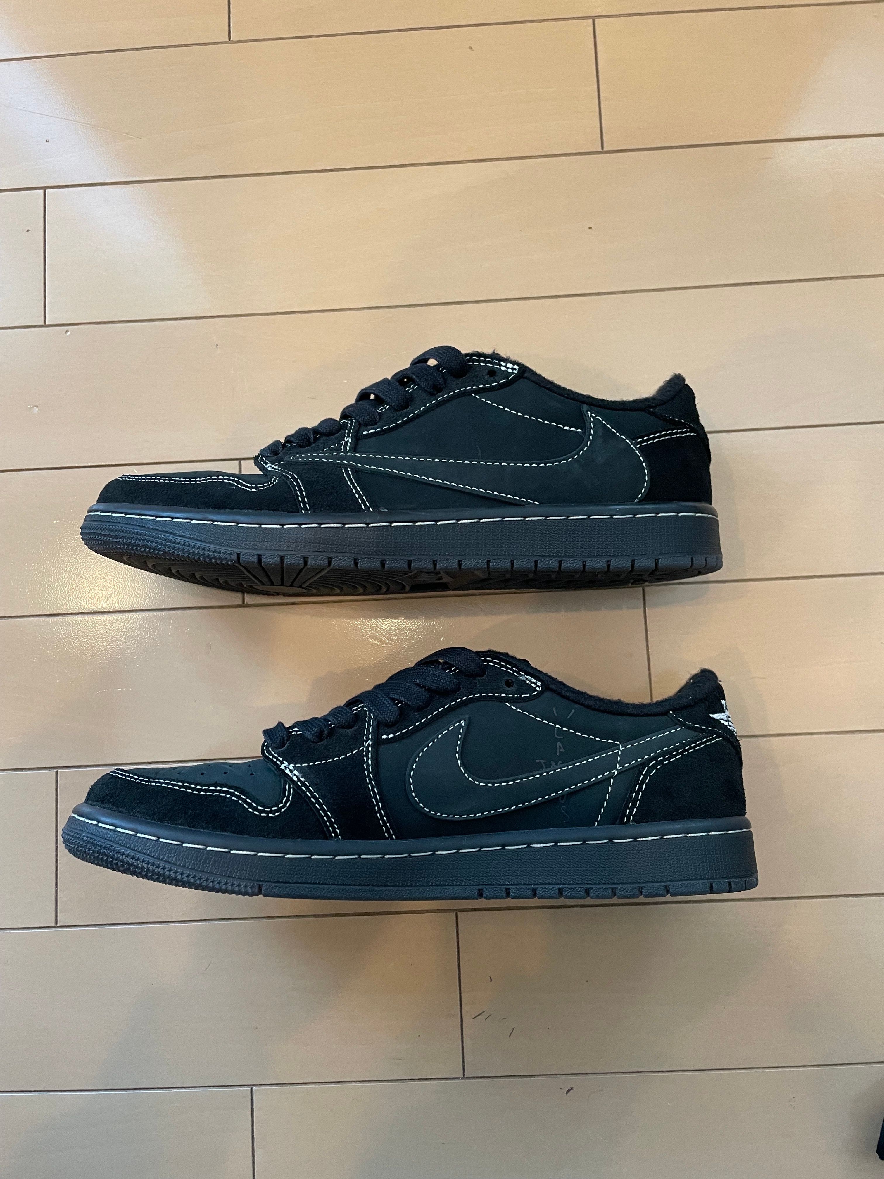 Travis Scott × Nike Air Jordan 1 Low OG SP "Black Phantom"