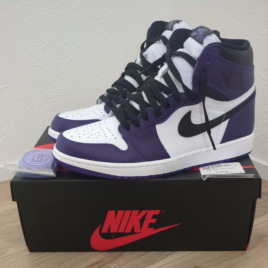 Nike Air Jordan 1 Retro High OG "Court Purple White/Black" (2020)   