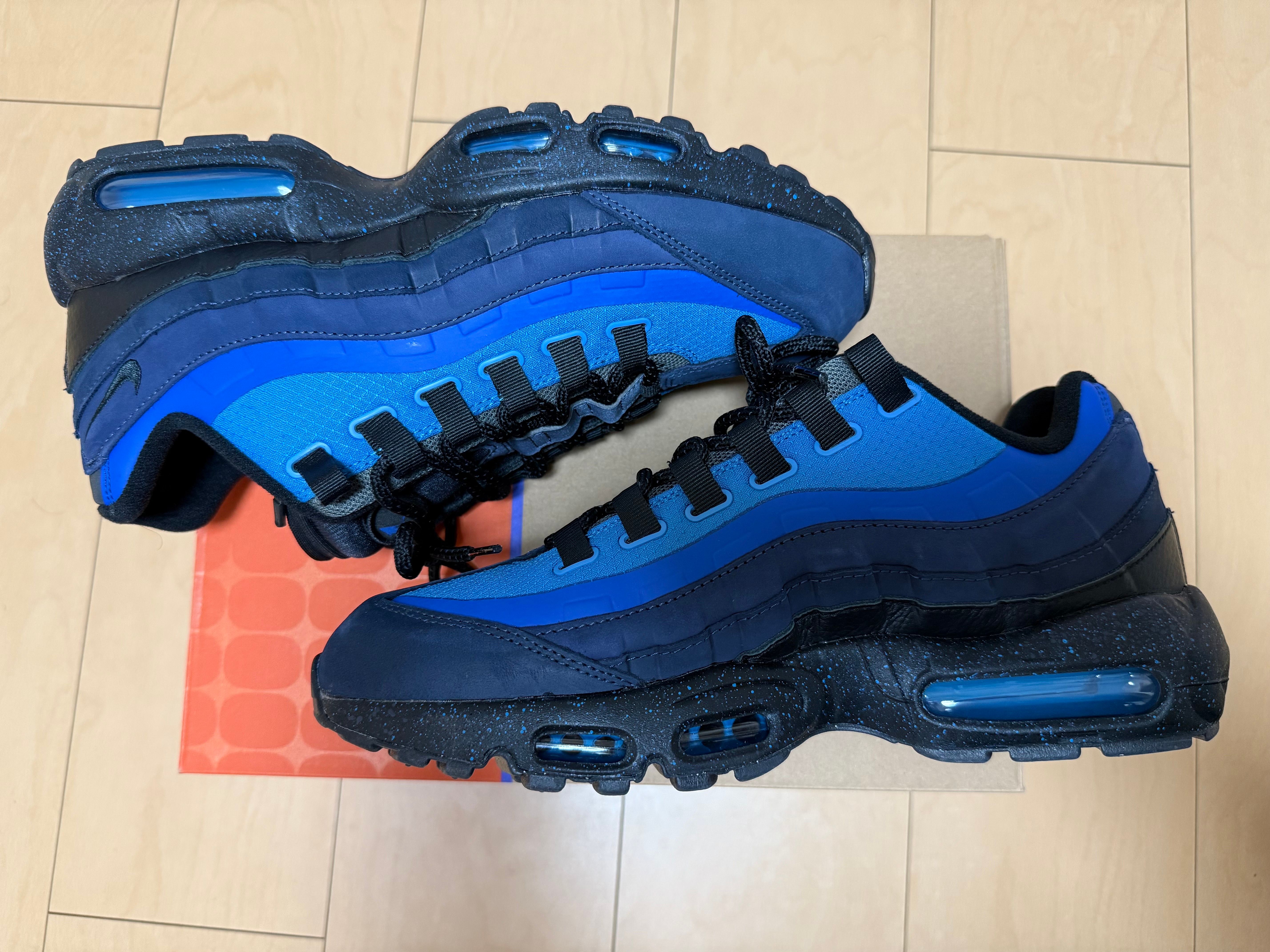 Stash × Nike Air Max 95 "Black and Harbor Blue" (2024)