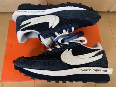 Fragment × sacai × Nike LD Waffle "Blackended Blue"