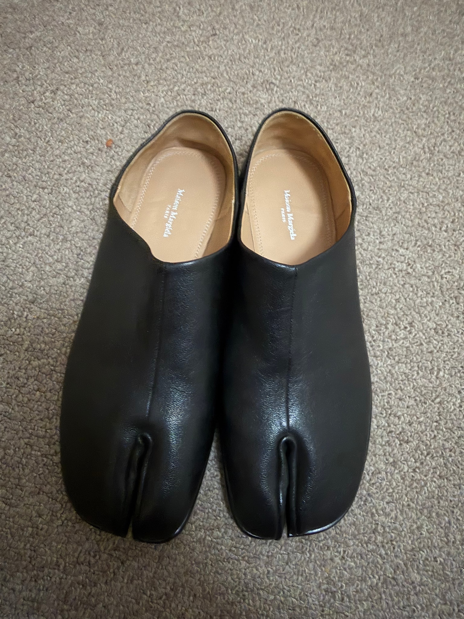 Maison Margiela Tabi Babouches "Black"