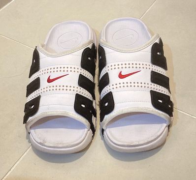 Nike Air More Uptempo Slide "White and Black"
