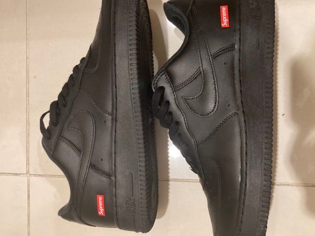 Supreme × Nike Air Force 1 Low "Black"