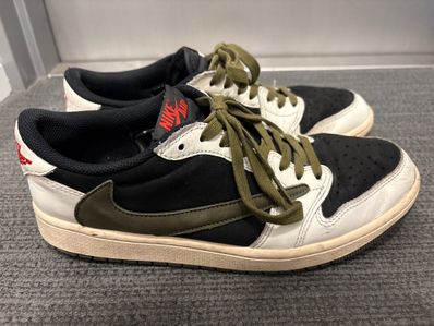 Travis Scott × Nike Women's Air Jordan 1 Low OG "Medium Olive"