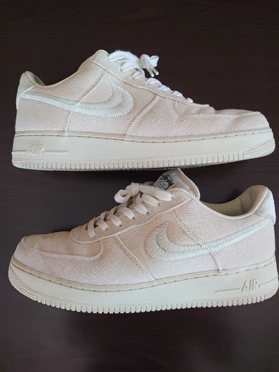 Stussy × Nike Air Force 1 Low "Fossil Stone"