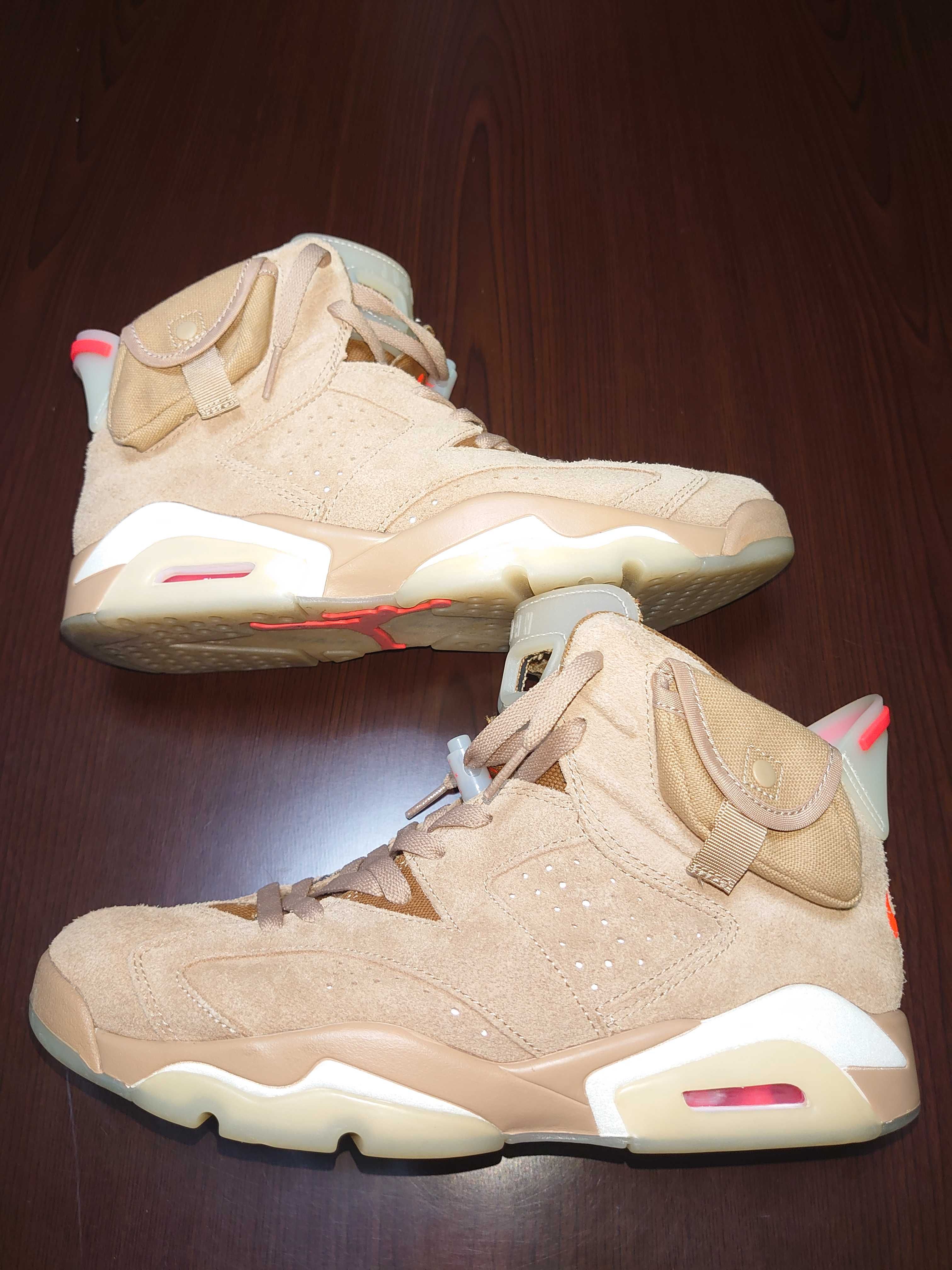 Travis Scott × Nike Air Jordan 6 "British Khaki"