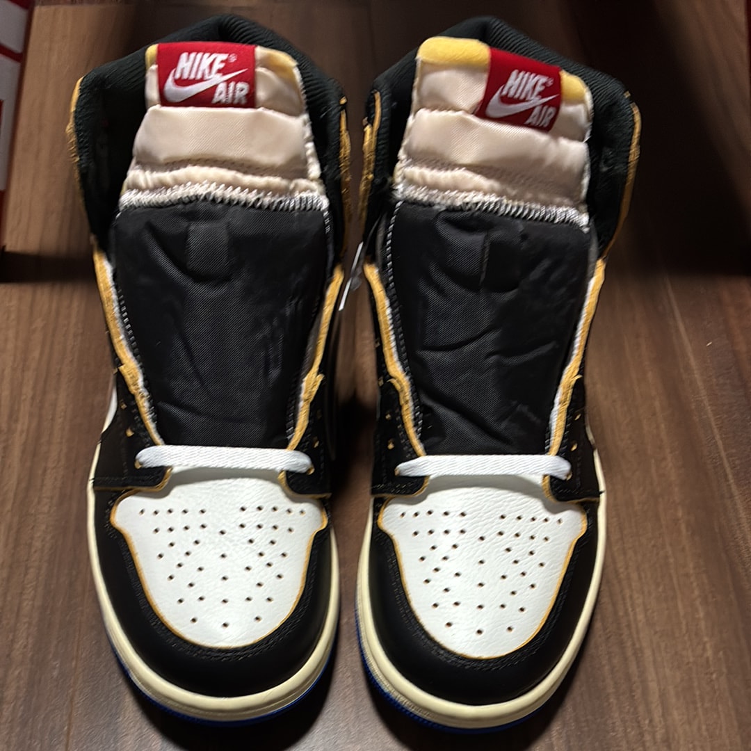 fragment design × UNION × Nike Air Jordan 1 High OG "Black/Varsity Red"