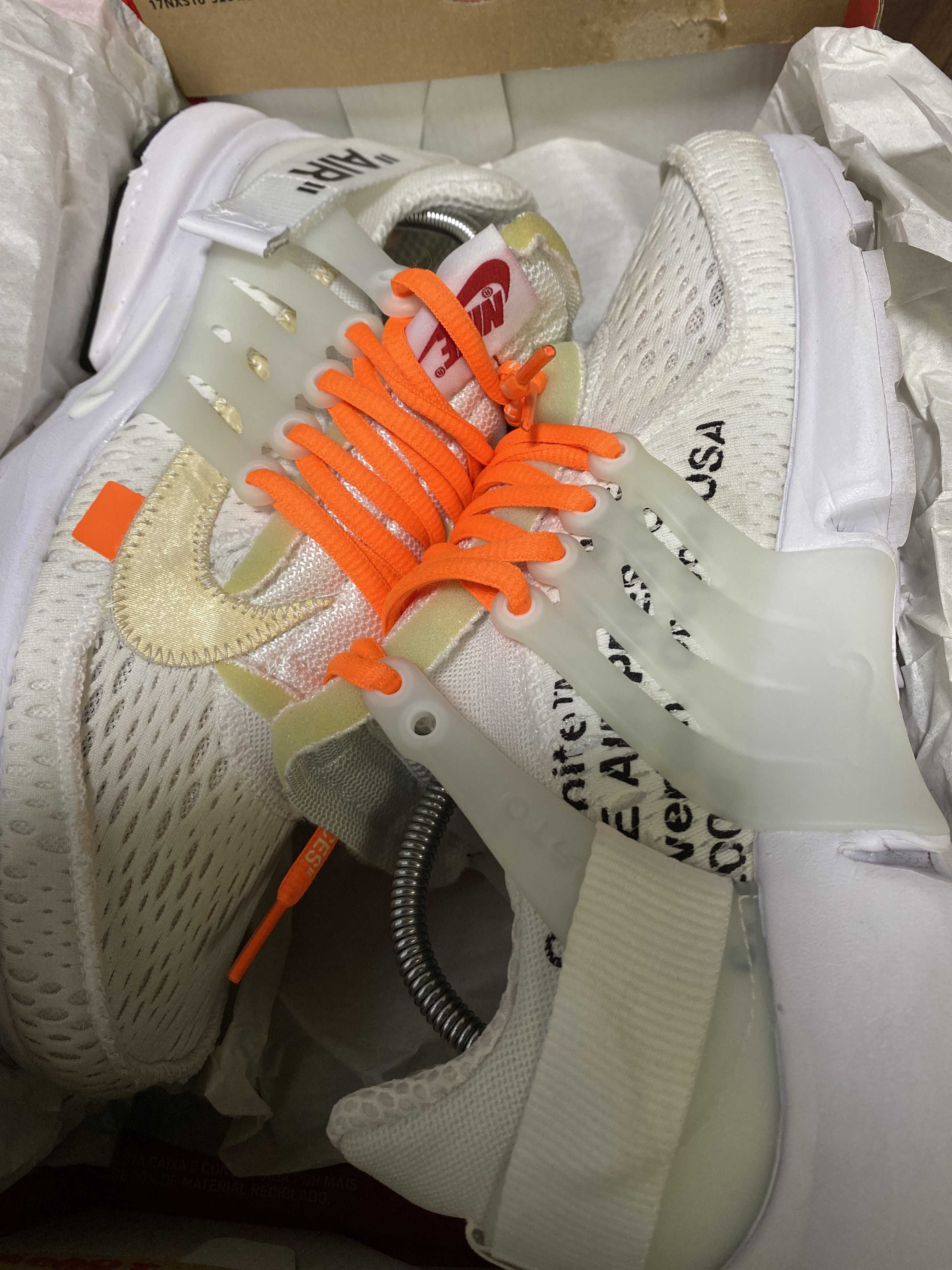 Off-White × Nike Air Presto "White/Black/Cone"