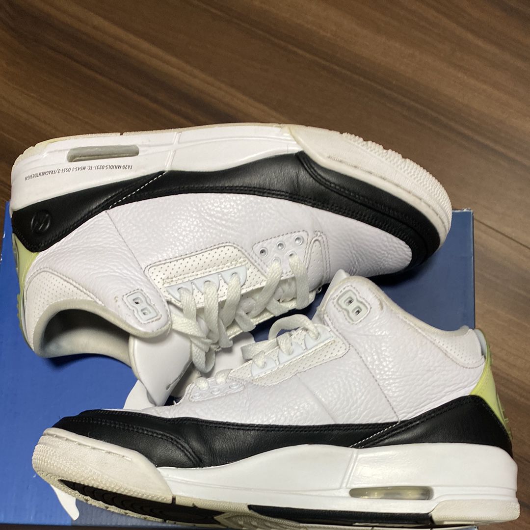 Fragment × Nike Air Jordan 3 "White/Black"