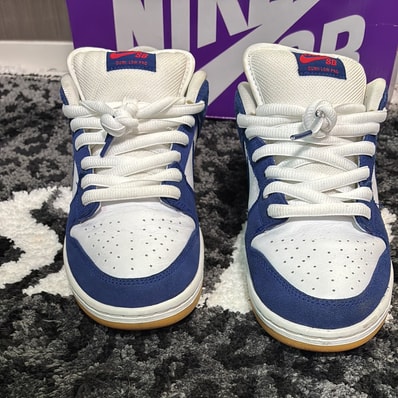 Nike SB Dunk Low "Los Angeles Dodgers/Deep Royal Blue"