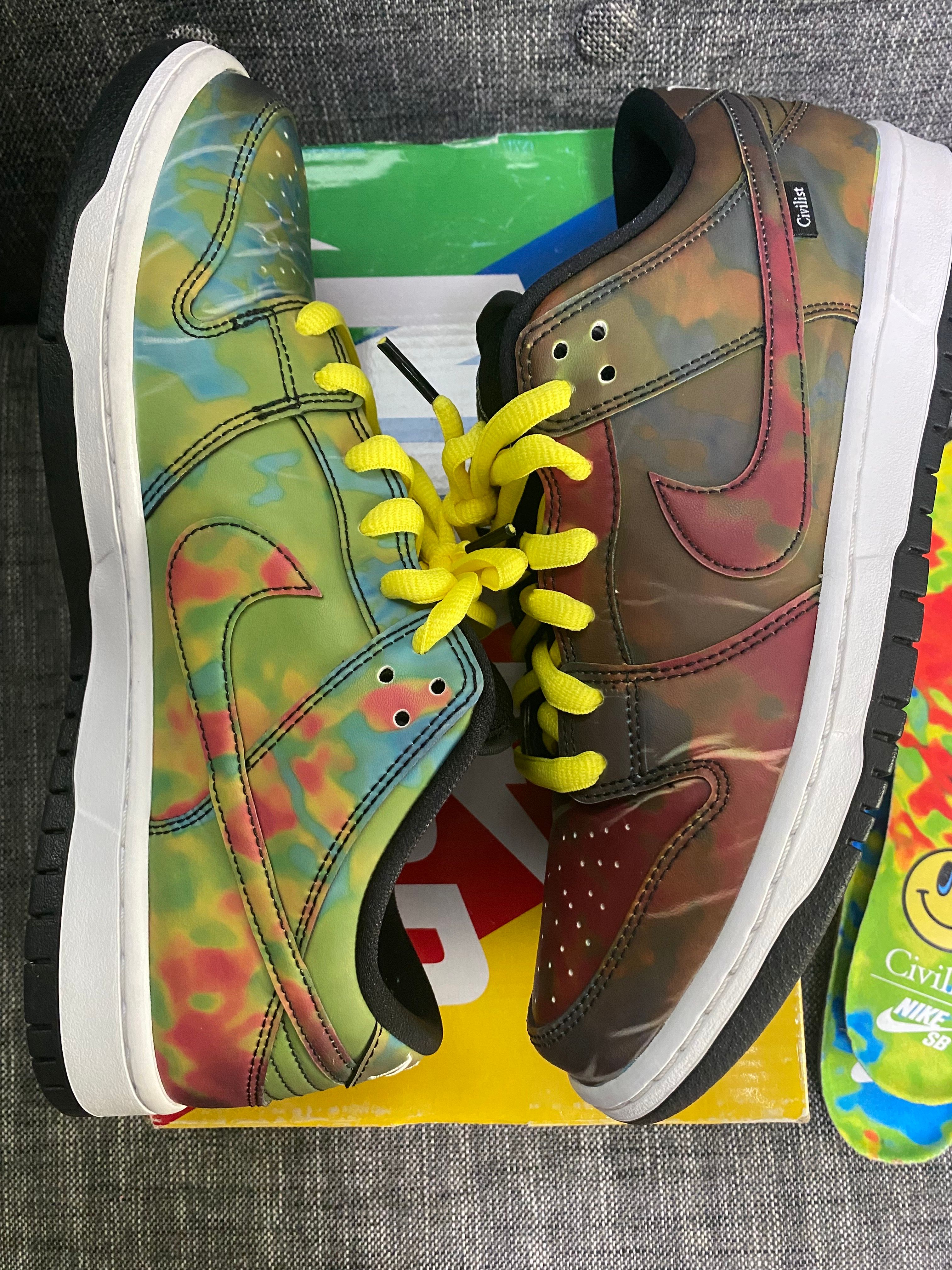 Civilist × Nike SB Dunk Low "Thermography"