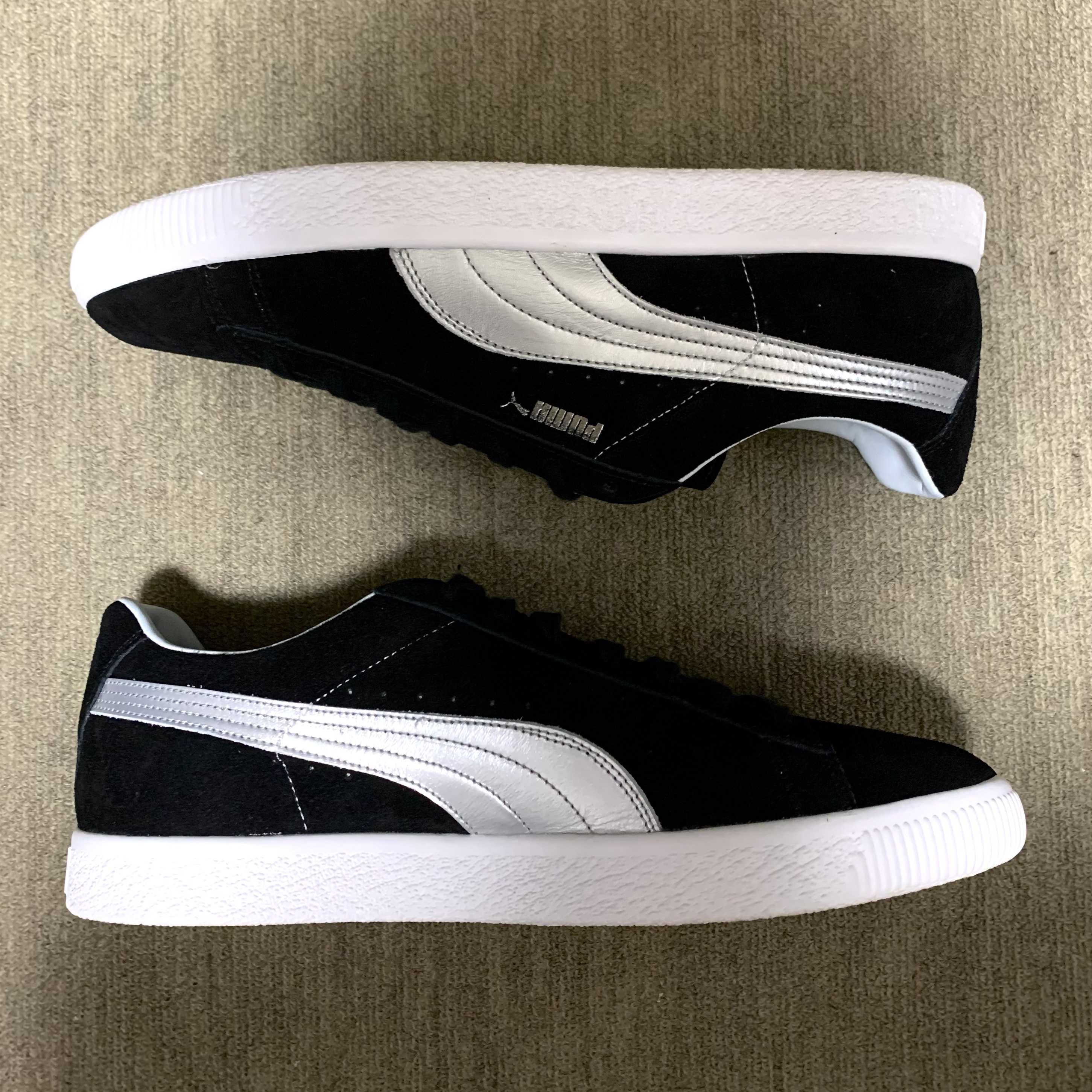 PUMA SUEDE VTG MIJ SILVER "BLACK"