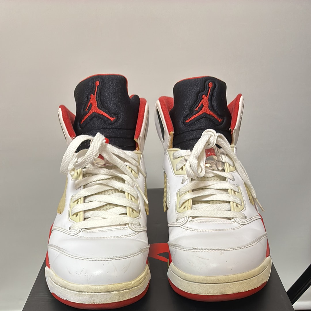 Nike Air Jordan 5 Retro "Fire Red/Black Tongue" (2013)