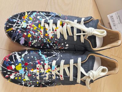 Maison Margiela Paint Replica Sneakers "Black"