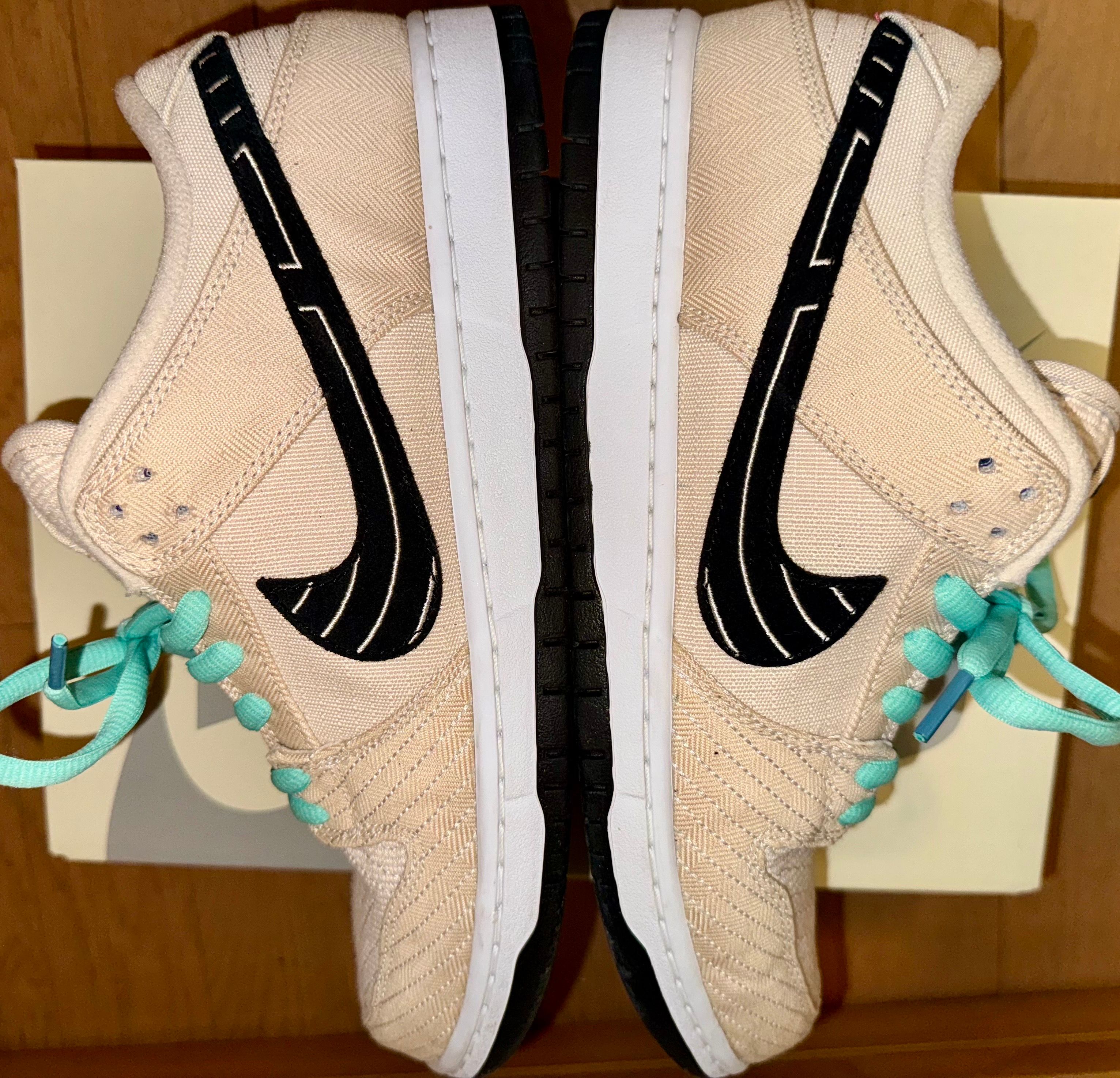 Albino & Preto × Nike SB Dunk Low Pro QS "Pearl White"