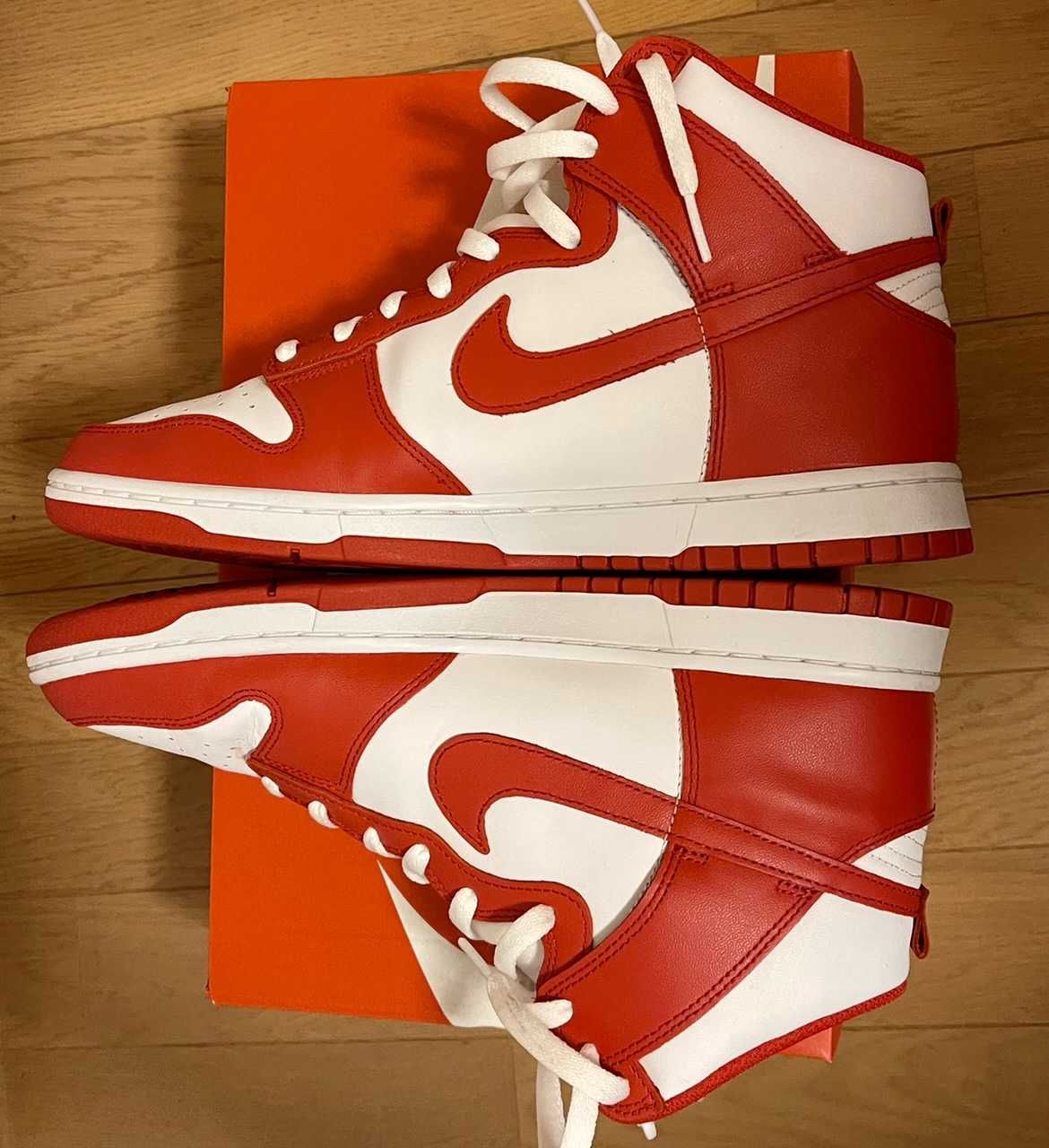 Nike Dunk High "Championship White and Red"