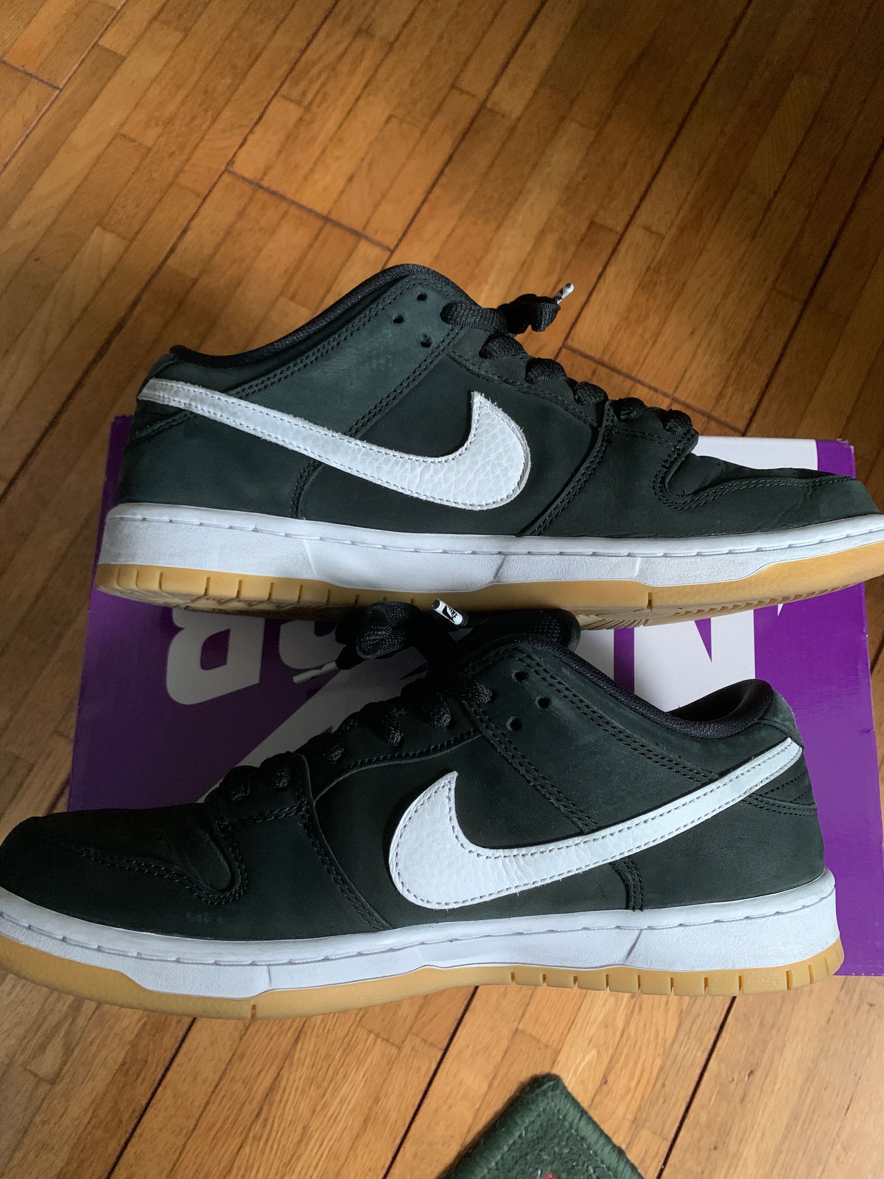 Nike SB Dunk Low Pro "Black/WhiteBlack-Gum Light Brown"