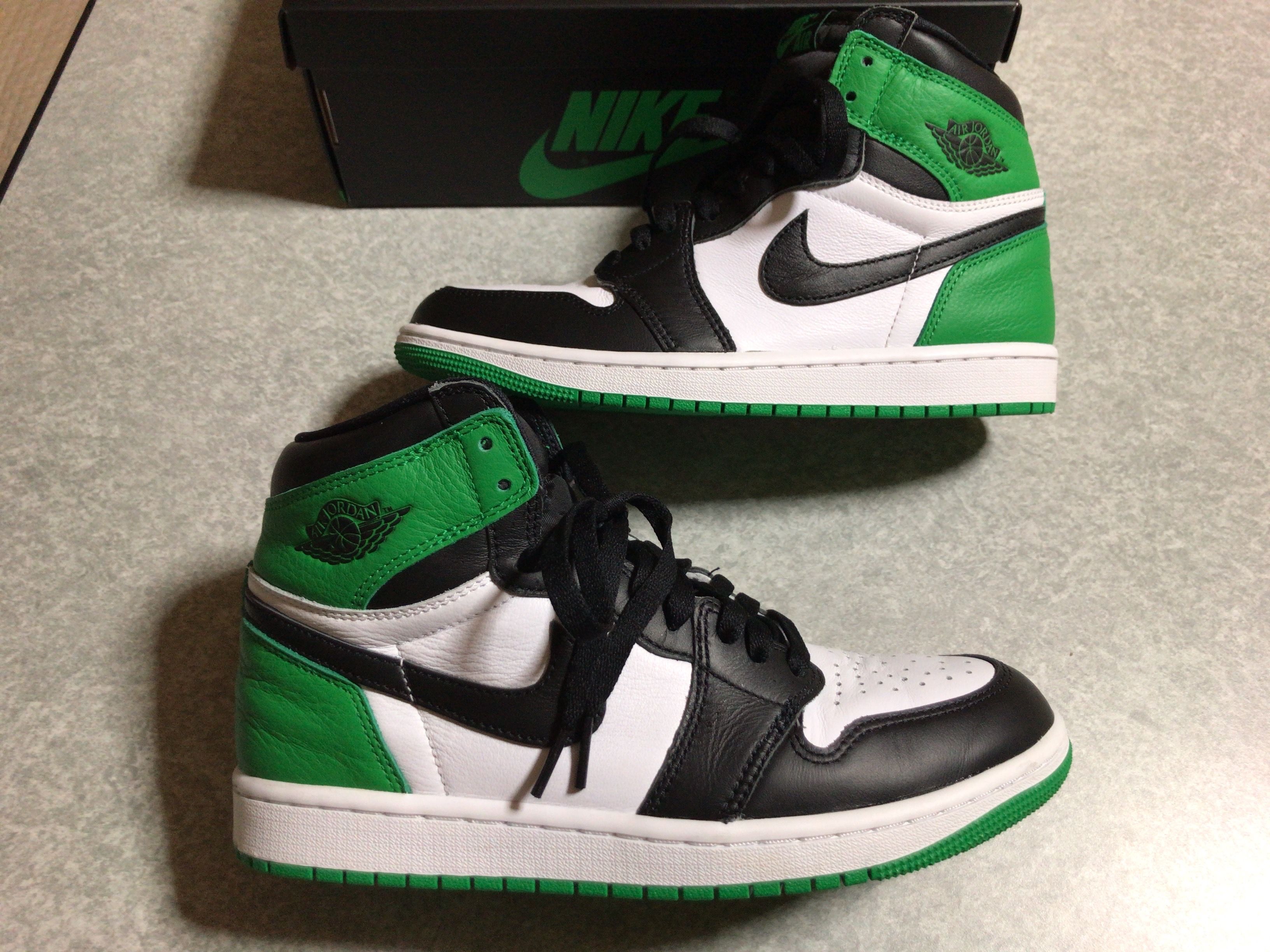 Nike Air Jordan 1 Retro High OG "Celtics/Black and Lucky Green" (2023)