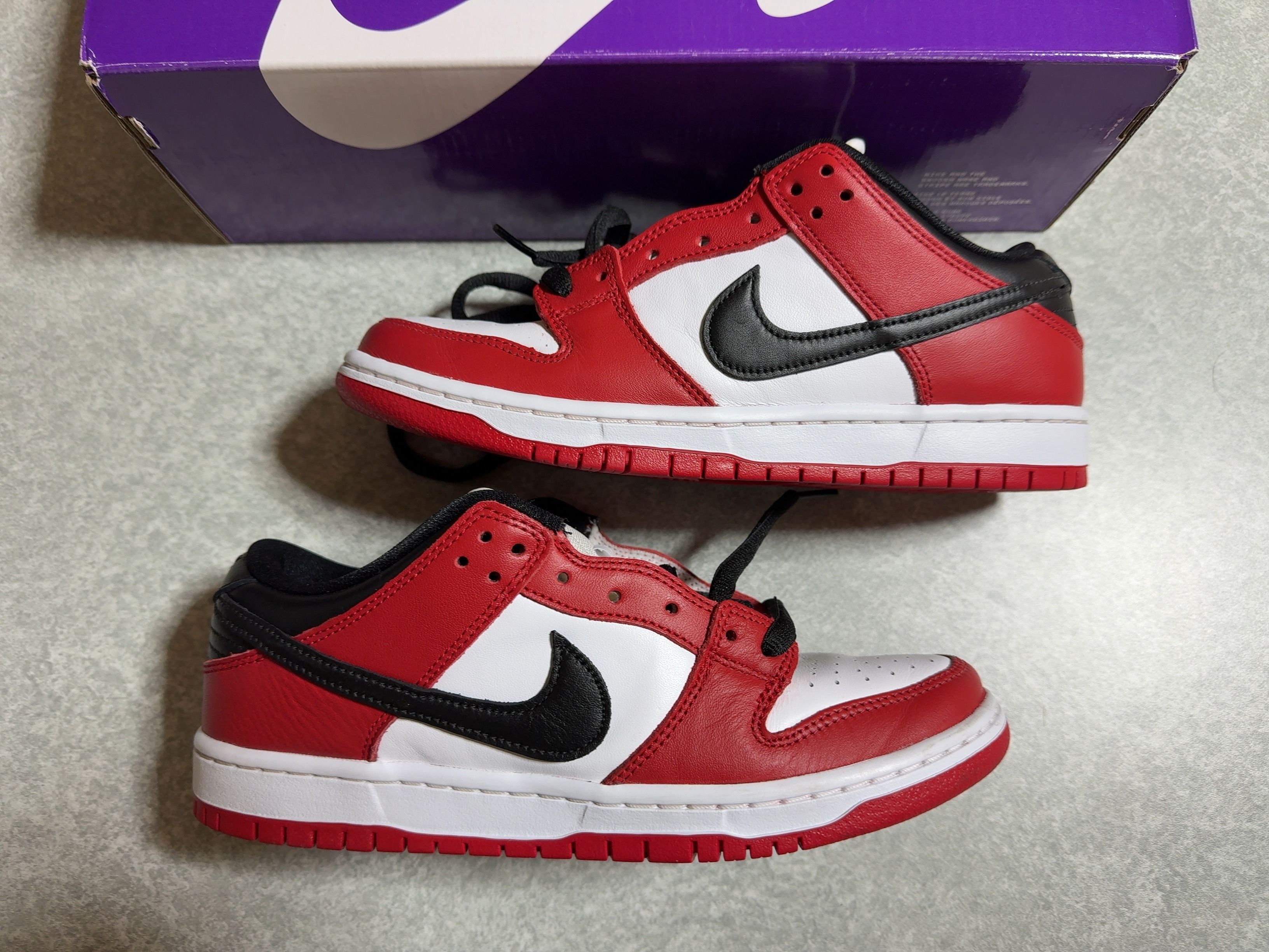 Nike SB Dunk Low Pro "J-Pack Chicago/Varsity Red and White"