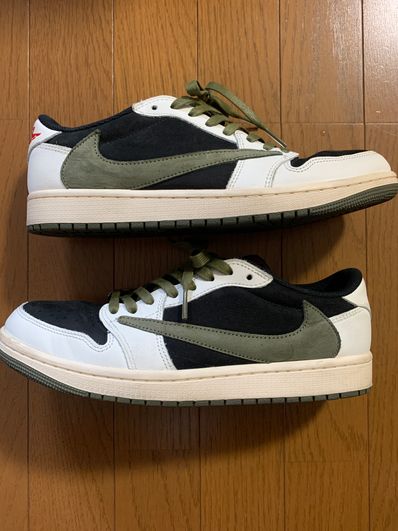 Travis Scott × Nike Women's Air Jordan 1 Low OG "Medium Olive"