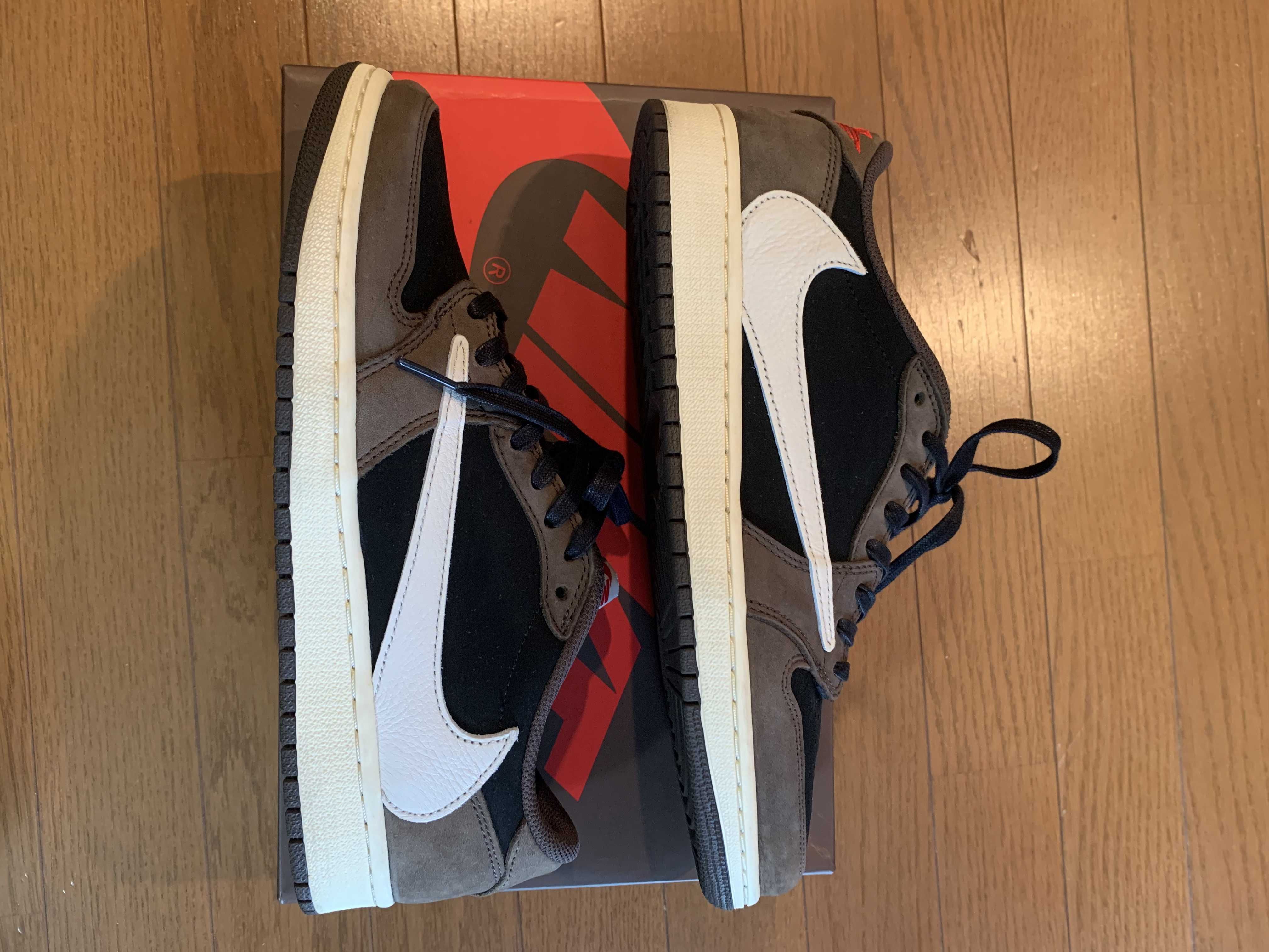 Travis Scott × Nike Air Jordan 1 Low OG SP-T  "Black/Dark Mocha"