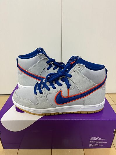 Nike SB Dunk High "Rush Blue and Team Orange/New York Mets"