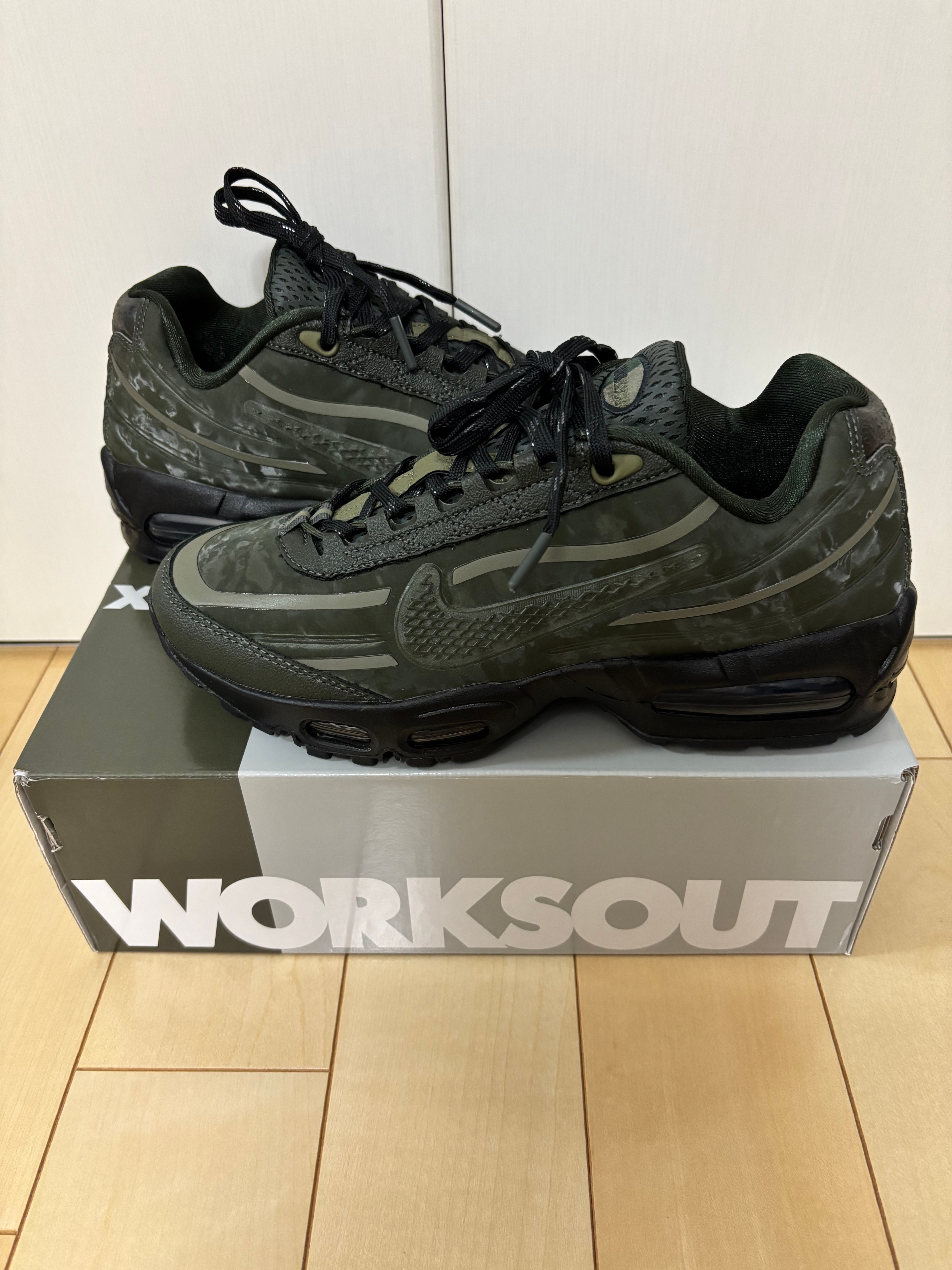 Worksout × Nike Air Max 95 Big Bubble "Uniform/Medium Olive and Sequoia"